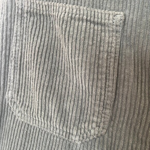 Reformation "Alyssa" High Rise Wide Leg Green Corduroy Pants sz 26 - Picture 5 of 6